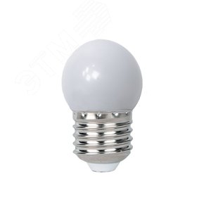Лампа светодиодная LED 1Вт E27 3000K шар G45 для Белт лайт 230/50 -40...+50°C