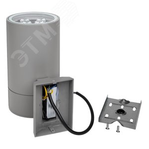 Светильник светодиодный ДБУ-9Вт архитектурный IP65 3000К 810Лм серый - фото 5