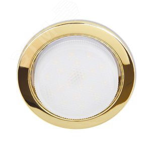 Светильник ФВО-15Вт встраиваемый под лампу GX53 золотой глянцевый, уп. 10 шт - фото 2