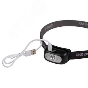 Фонарь светодиодный аккумуляторный AccuFH3-L3W/RED ФАZА - фото 3