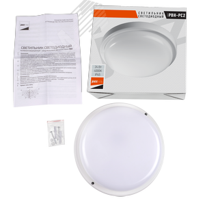 Светильник светодиодный влагозащищенный для ЖКХ ДБП-24Вт 4000К 1800 Лм IP65 белый - фото 7