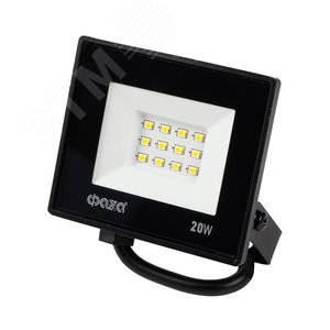 Прожектор светодиодный СДО-20 20 Вт 6500К 1600 Лм IP65 ФАZА - фото 2