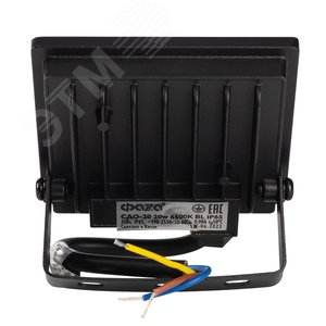 Прожектор светодиодный СДО-20 20 Вт 6500К 1600 Лм IP65 ФАZА - фото 4