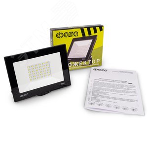 Прожектор светодиодный СДО-20 50 Вт 6500К 4000 Лм IP65 ФАZА - фото 5