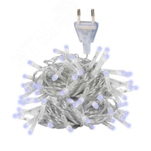 Гирлянда светодиодная нить AC-G01-120W, 120 белый LED, 12.8 м., 8 режимов, 220В ФAZA - фото 1
