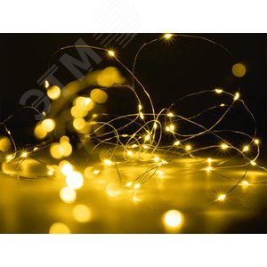 Гирлянды светодиодные Роса гирлянды с пробкой DC-G04-20MS4, комплект 4 штук, пробки, мультицвет, 20 LED, 3xAG13 ФAZA - фото 3