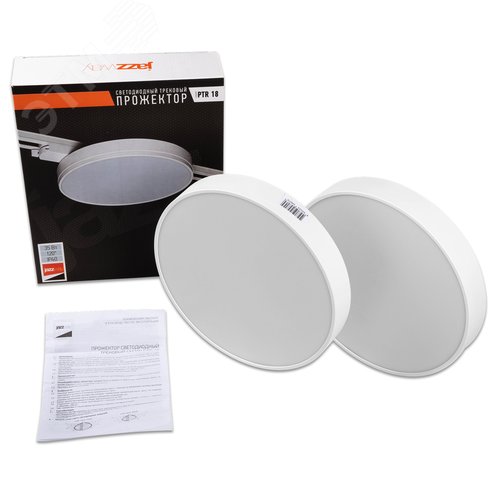 Светильник светодиодный LED трековый на шинопровод ДПО-35 Вт 4000К 3240 Лм 120 град. BL белый IP40 - фото 8