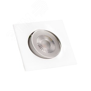 Светильник светодиодный ДВО-411 1x8W 4000K 55 град белый карданный IP40 - фото 2