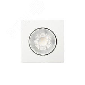 Светильник светодиодный ДВО-411 1x8W 4000K 55 град белый карданный IP40 - фото 1