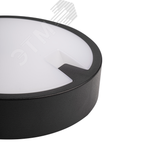 Светильник пылевлагозащищенный ДБП-18W 4000K черный IP65 для ЖКХ AC 230V/50Hz - фото 5