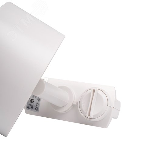 Светильник светодиодный трековый на шинопровод ДПО GX53 без лампы белый корпус - фото 2