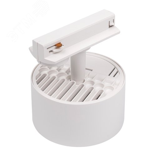 Светильник светодиодный трековый на шинопровод ДПО GX53 без лампы белый корпус - фото 3