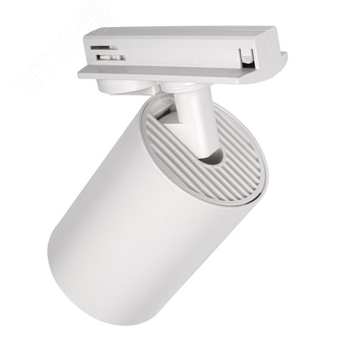 Светильник светодиодный трековый на шинопровод ДПО GU10 без лампы белый корпус - фото 2