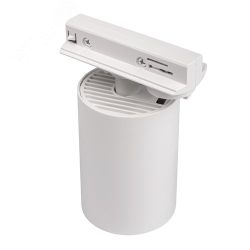 Светильник светодиодный трековый на шинопровод ДПО GU10 без лампы белый корпус - фото 4