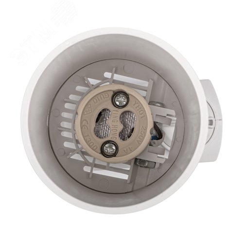 Светильник светодиодный трековый на шинопровод ДПО GU10 без лампы белый корпус - фото 5