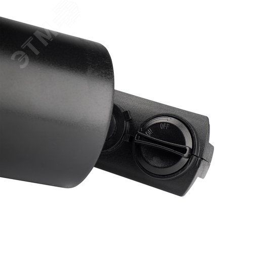 Светильник светодиодный трековый на шинопровод ДПО GU10 без лампы черный корпус - фото 3