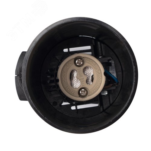 Светильник светодиодный трековый на шинопровод ДПО GU10 без лампы черный корпус - фото 4