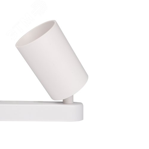 Светильник светодиодный ДПО 2xGU10 без ламп круглый белый корпус - фото 4