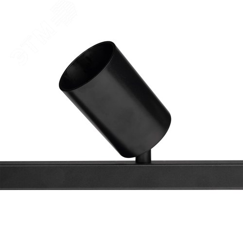 Светильник светодиодный ДПО 3xGU10 без ламп круглый черный корпус - фото 4