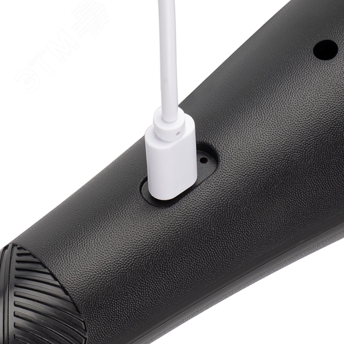 Фонарь светодиодный ручной черный Accu2-L1W-bk Li-Ion - фото 4