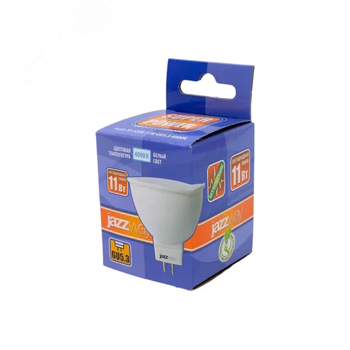 Лампа светодиодная LED 11Вт MR16 GU5.3 белый   - фото 2