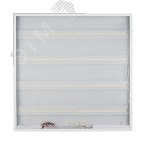 Светильник светодиодный ДВО-36w 4000K 595х595 3600Лм с БАП IP40 - фото 1