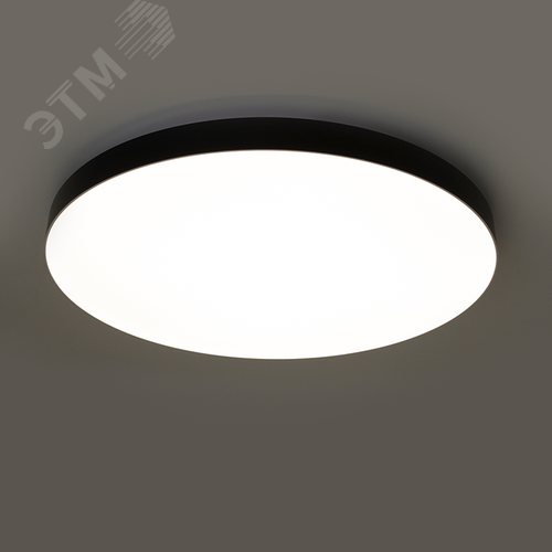 Светильник светодиодный ДБО-80w 4000К 5600Лм IP20 ''LUNA'' BLACK - фото 6