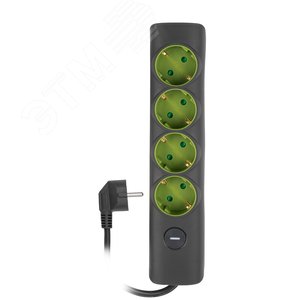 Изображение товара Удлинитель ET-04-300G 4X3,0 заземление, выключатель (шт)