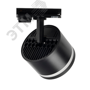 Светильник светодиодный трековый на шинопровод ДПО GX53 PTR 31 GX53 BL 230 В IP2 без лампы черный корпус - фото 2