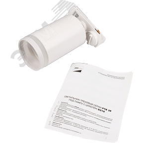 Светильник светодиодный трековый на шинопровод ДПО GX10 PTR 38 GU10 WH 230 В IP20 без лампы белый корпус - фото 2