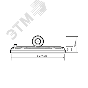 Светильник светодиодный промышленный ДСП-150Вт 5000К 15000 Лм 90 град IP65 - фото 4