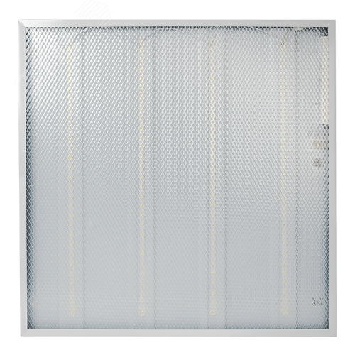 Изображение товара Светильник светодиодный ДВО-36w 588х588х19 4000K 3600Лм призма Грильято IP40 (шт)