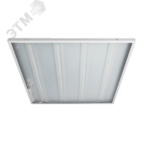 Светильник светодиодный ДВО-36w 588х588х19 6500K 3600Лм призма Грильято IP40 - фото 2