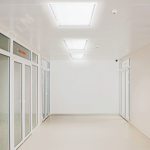 Светильник светодиодный ДВО-36w 588х588х19 6500K 3600Лм призма Грильято IP40 - фото 3