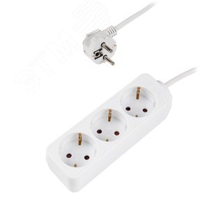 Изображение товара Удлинитель бытовой ФАZА FEG-03-150 3x1,5 с заземлением (шт)