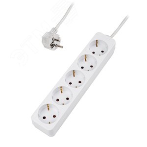 Изображение товара Удлинитель бытовой ФАZА FEG-05-500 5x5,0 с заземлением (шт)