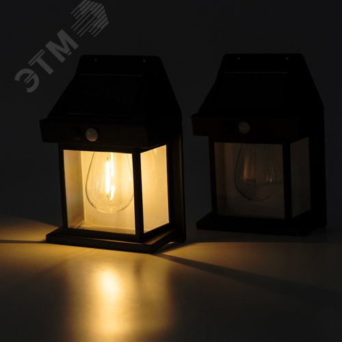 Светильник светодиодный на на солнечной батарее, с датчиком движения SLR-W04 филамент ФАZA - фото 5