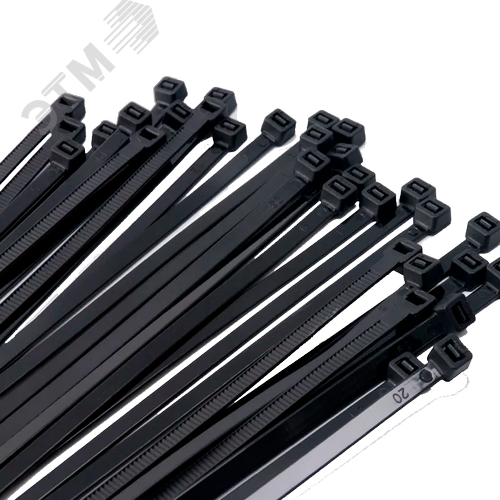 Изображение товара Кабельные стяжки (хомуты) PCT 2,5x150-100 черные PA6.6 (100 шт/уп) (шт)