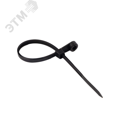 Кабельные стяжки (хомуты) под винт PCT-S 4,3x200-100BL PA6.6 Jazzway (100 шт/уп) - фото 3