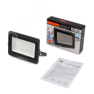 Прожектор светодиодный ДО-50 Вт 4500 Лм 6500К LOW TEMP 120 градусов IP65 - фото 5