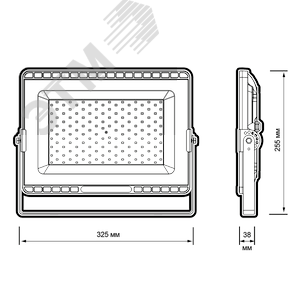 Прожектор светодиодный ДО-150 Вт 15000 Лм 6500К LOWTEMP 120 градусов IP65 - фото 4