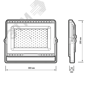Прожектор светодиодный ДО-200 Вт 20000 Лм 6500К LOWTEMP 120 градусов IP65 - фото 4