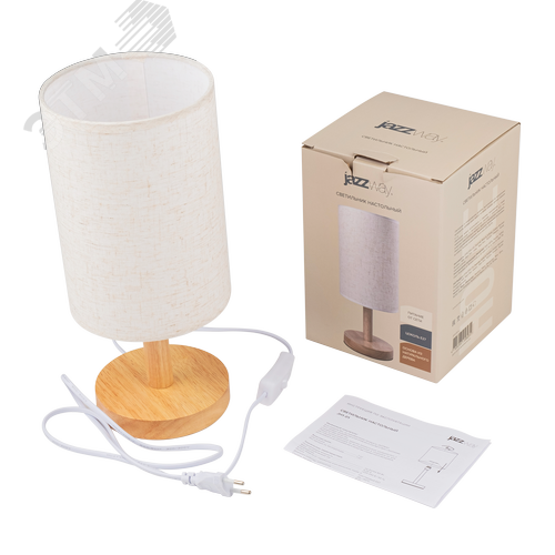 Светильник светодиодный из натурального дерева настольный JH1-01-iv - фото 5