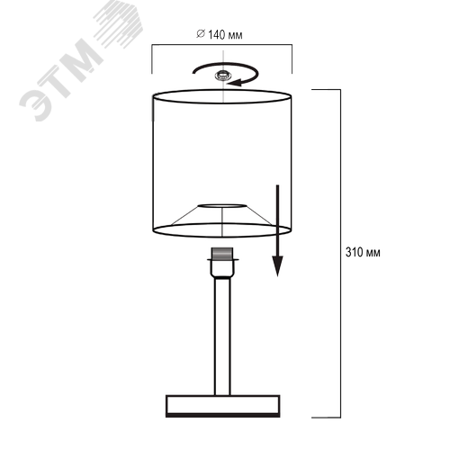 Светильник светодиодный из натурального дерева настольный JH1-01-iv - фото 6