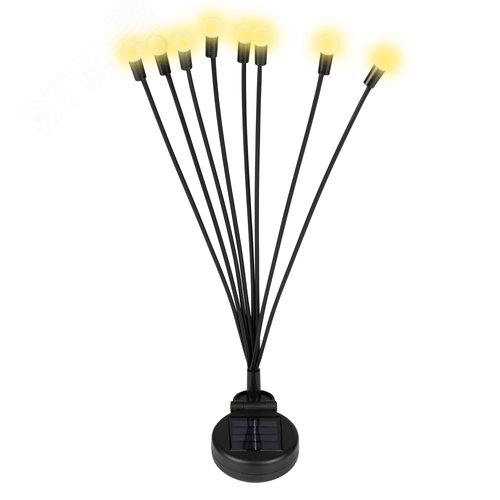 Изображение товара Светильник светодиодный на солнечной батарее SLR-S04-Y Светлячки (жёлтые) 8 LED ФАZА (шт)