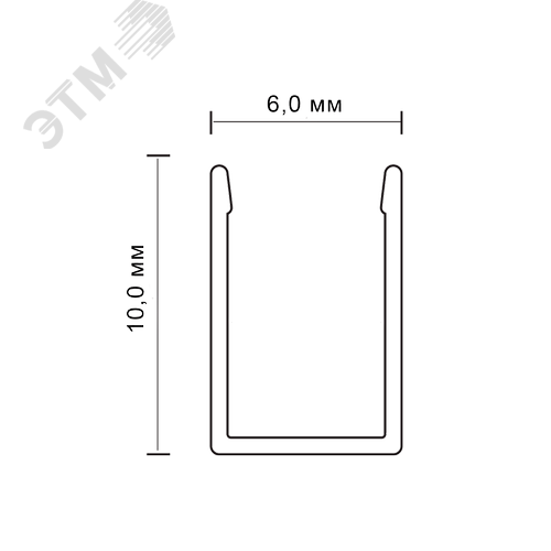Клипса для светодиодной ленты PFN-02 НЕОН 24V - фото 2