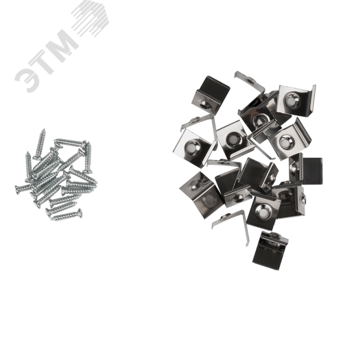 Клипса крепежная для PAL 1616 алюминий - фото 2