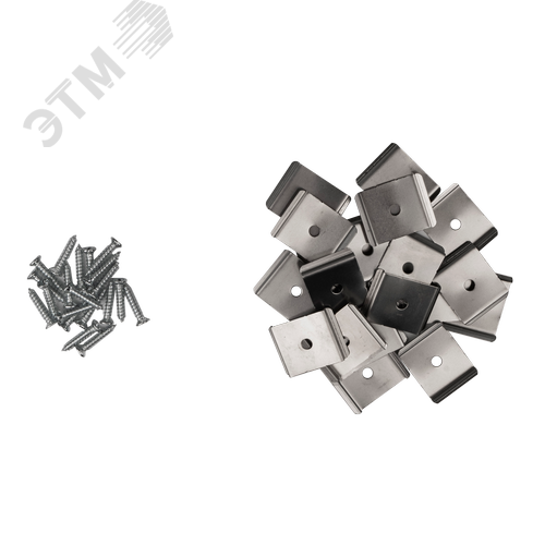 Клипса крепежная для PAL 3535 алюминий - фото 2