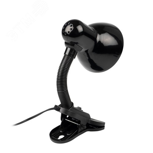 Светильник светодиодный настольный TBL-04 Е27 на прищепке черный ФАZА - фото 3