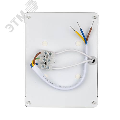 Светильник светодиодный ДВО 089/G OPAL 9W 4000K черный IP40 780Лм Грильято 100х100 мм Домино - фото 4